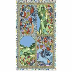 NEW JOHNNY WAS torenia travel blanket in multi